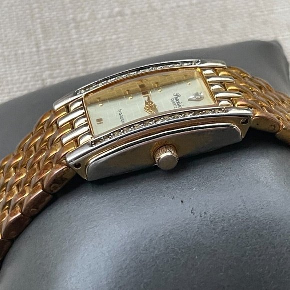 Precision by Gruen Women Wristwatch Gold Tone Quartz Analog Ladies Watch - Picture 8 of 11